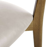 Round Backed Dining Chair with Armrests