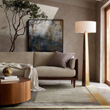 Living Room Round Wooden Pier Small Coffee Table