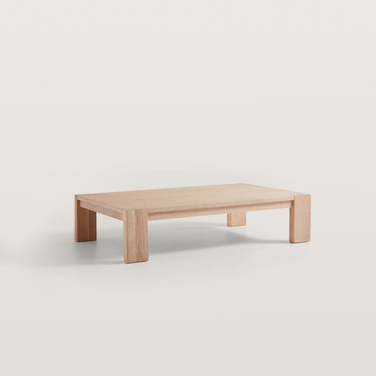 Rectangular Wooden Coffee Table for Living Room