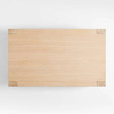 Rectangular Wooden Coffee Table for Living Room