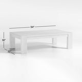 Rectangular Wooden Coffee Table for Living Room