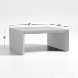 Square Coffee Table Center Table for Living Room