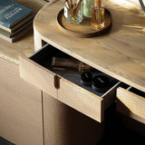 Bedroom 5 Drawers Crocodile Skin Pattern Makeup Vanity