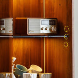 Light Luxury Glass Storage Cabinet Wine Cabinet