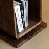 Multi Functional Floor Standing Mirror Rotatable Bookshelf