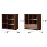 Low Bookshelf Free Combination Living Room Storage Cabinet
