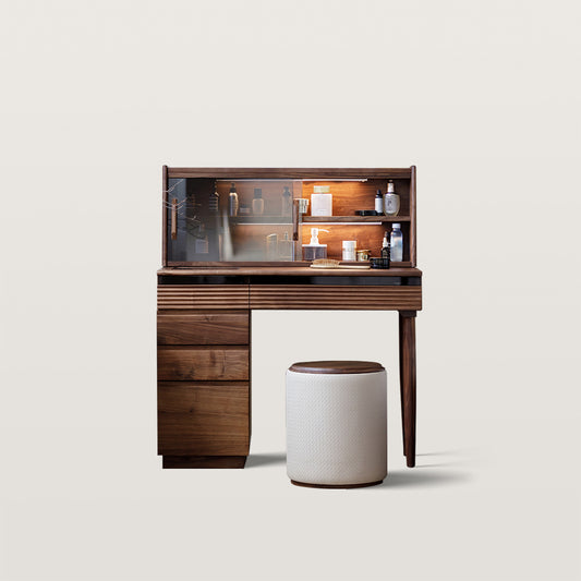 Makeup Vanity and Desk Integrated Multifunctional Table