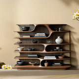 Creative Wooden Storage Rack for Living room Tea room
