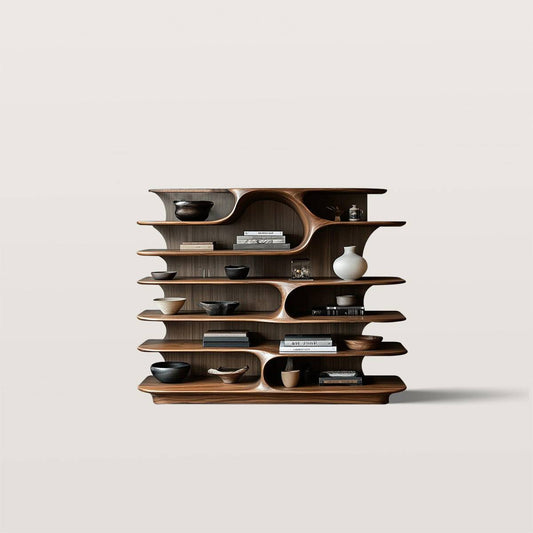 Creative Wooden Storage Rack for Living room Tea room