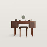 Symmetrical Aesthetic Wooden Makeup Vanity and Desk