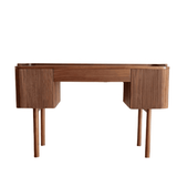 Symmetrical Aesthetic Wooden Makeup Vanity and Desk