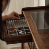 Multi Functional Integrated Makeup Vanity with Big Mirror