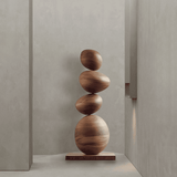 Large Art Wood Framed Decorations Modern Wooden Sculpture