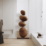 Large Art Wood Framed Decorations Modern Wooden Sculpture