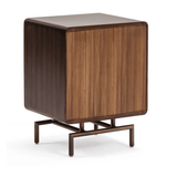 Mid Ancient Style Nightstand 2 Drawer Bedside Table