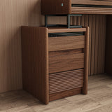 Mid-century Makeup Vanity with Integrated Storage Chest Set