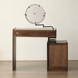 Makeup Vanity with Drawers and Rotatable Mirror