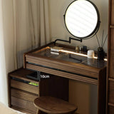 Makeup Vanity with Drawers and Rotatable Mirror