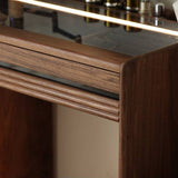 Makeup Vanity with Drawers and Rotatable Mirror