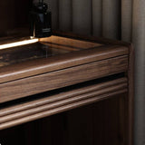 Makeup Vanity with Drawers and Rotatable Mirror