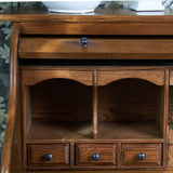 American Retro Flip Piano Design Makeup Vanity Desk