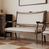 American Countryside Style Carved Leisure Chair