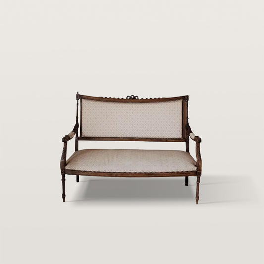 American Countryside Style Carved Leisure Chair