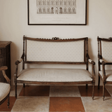 American Countryside Style Carved Leisure Chair