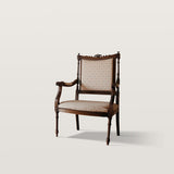 American Countryside Style Carved Leisure Chair