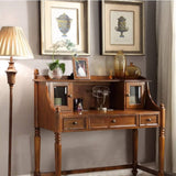 Bedroom Multifunctional Makeup Vanity with Flip Mirror