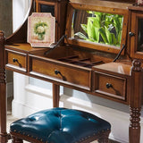 Bedroom Multifunctional Makeup Vanity with Flip Mirror