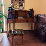 Bedroom Multifunctional Makeup Vanity with Flip Mirror