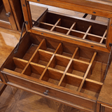 Bedroom Multifunctional Makeup Vanity with Flip Mirror