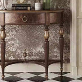 American Retro Entrance Table with Storage Drawers