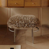 French Retro Makeup Vanity with Triple Folding Mirror