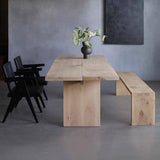 Wooden Double Panel Splicing Tea Table Dining Table