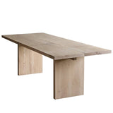 Wooden Double Panel Splicing Tea Table Dining Table