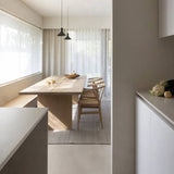 Wooden Double Panel Splicing Tea Table Dining Table