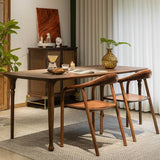 Modern Dining Table and Chair Set Rectangular Household Use