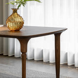 Modern Dining Table and Chair Set Rectangular Household Use