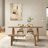 Semi Circular Household Antique Style Dining Table