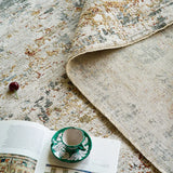 Washable Large Abstract Modern Soft Rugs Accent Carpet