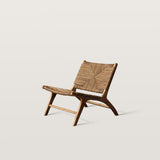Natural Rattan Single Sofa Chair Balcony Leisure Chair