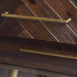 Bedroom 2 Drawers Nightstand Simple Storage Cabinet