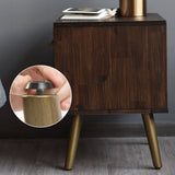 Bedroom 2 Drawers Nightstand Simple Storage Cabinet