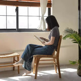 Dining Chairs Leisure Chair Vintage Rattan Furniture