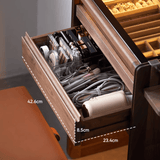 Mini Makeup Vanity Nightstand Storage Cabinet