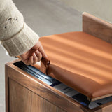 Mini Makeup Vanity Nightstand Storage Cabinet