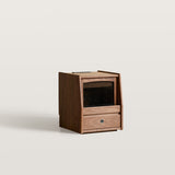 Smart Nightstand with Fingerprint Lock and Charging Station