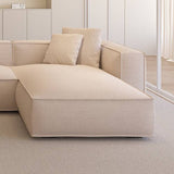 Minimally Styled Frosted Cloth Movable Double-sided Sofa